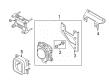 Diagram for Audi A3 Parking Sensors - 5Q0-907-561-G