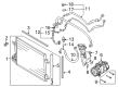 Diagram for Audi A/C Condenser - 1K0-820-411-AK