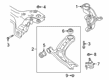 Diagram for Audi Q3 Control Arm Bolt - N-912-177-01