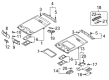 Diagram for Audi Allroad Quattro Interior Lights - 4B0-947-159-A-1TS