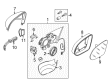 Diagram for Audi S8 Side View Mirrors - 4H1-857-409-N-GRU