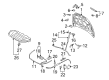 Diagram for Audi Q7 Hood Latch - 4L0-823-509-B
