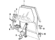 Diagram for Audi 90 Door Hinge - 893-833-411