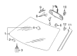 Diagram for Audi Windshield - 8F0-845-099-D-NVB