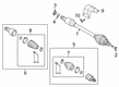 Diagram for Audi CV Joint - 5Q0-498-103-A