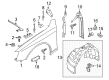 Diagram for Audi allroad Fender - 8K9-821-105-H