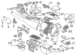 Diagram for Audi Center Console Base - 8U0-898-277-4PK