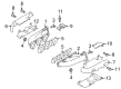 Diagram for Audi A4 Exhaust Manifold - 06E-253-032-B