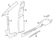 Diagram for Audi Q4 e-tron Pillar Panels - 89A-868-203-4PK