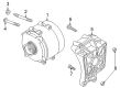 Diagram for Audi RS Q8 Alternator Bracket - 0P2-903-143-A