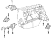 Diagram for Audi 4000 Quattro Engine Mount - 035-260-899