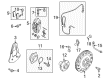 Diagram for Audi Brake Pad Set - 8E0-698-151-H