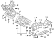 Diagram for Audi RS6 Avant Exhaust Heat Shield - 4K0-803-979-AB