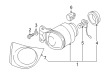 Diagram for Audi A8 Quattro Fog Light - 4D0-941-700