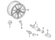 Diagram for Audi RS6 Avant Alloy Wheels - 4K0-601-025-N