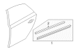 Diagram for Audi RS7 Door Moldings - 4G8-853-763-H-2ZZ