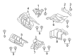 Diagram for Audi S5 Exhaust Heat Shield - 8F0-804-172