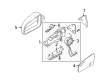 Diagram for Audi Side View Mirrors - 4F1-857-410-AK-01C