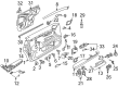 Diagram for Audi RS4 Door Armrest - 8E1-867-173-A-9D6