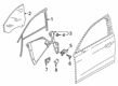 Diagram for Audi A6 Quattro Window Channel - 4K0-837-431-B