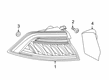 Diagram for Audi SQ8 Back Up Light - 4M8-945-069-A