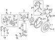 Diagram for Audi Q5 Brake Pad Set - 8K0-698-451-A