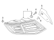 Diagram for Audi TTS Quattro Tail Light - 8S0-945-095-G