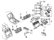 Diagram for Audi A8 Quattro Shift Knob - 4E1-713-141-MDA