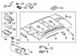 Diagram for Audi A8 Quattro Interior Lights - 4N4-858-563-1PH