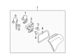 Diagram for Audi A6 Quattro Tail Light - 4F9-945-093-C