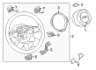 Diagram for Audi SQ5 Steering Wheel - 8R0-419-091-BD-1KT