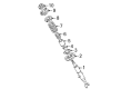 Diagram for Audi A8 Coil Springs - 4D0-411-105-DE