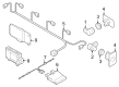 Diagram for Audi Q8 e-tron Sportback Parking Sensors - 4KE-962-239-A