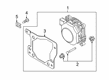 Diagram for Audi e-tron Quattro Parking Sensors - 4KE-907-561-G