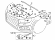 Diagram for Audi Hood Release Cable - 4M8-823-531-B