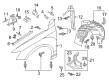 Diagram for Audi Q3 Quattro Fender - 8U0-821-105