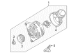 Diagram for Audi Allroad Quattro Alternator - 078-903-016-AC