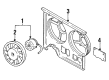 Diagram for Audi 90 Quattro Cooling Fan Shroud - 8A0-121-207-A