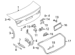 Diagram for Audi RS3 Door Hinge - 8Y5-827-301-C