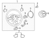 Diagram for Audi Q7 Steering Wheel - 8R0-419-091-BD-N60