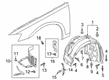 Diagram for Audi A8 Quattro Fender Splash Shield - 4N0-821-191-E