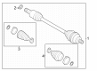 Diagram for Audi CV Joint Boot - 1EA-598-203-A