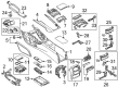 Diagram for Audi A7 Quattro Cup Holder - 4G0-862-534-C-DA4