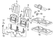 Diagram for Audi TT RS Quattro Seat Cushion Pad - 8S8-885-375-A