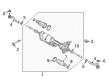 Diagram for Audi A8 Quattro Tie Rod End - 4H0-423-811