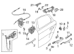 Diagram for Audi Q5 Door Latch Cable - 8R0-839-085-B