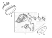 Diagram for Audi A7 Quattro Side View Mirrors - 4G8-858-531-AD-GRU