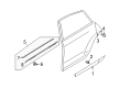 Diagram for Audi A6 Door Moldings - 4F0-853-969-L-GRU