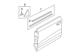 Diagram for Audi RS7 Door Moldings - 4G8-853-283-E-MI7