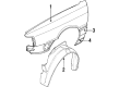 Diagram for Audi 80 Fender - 893-821-105-B